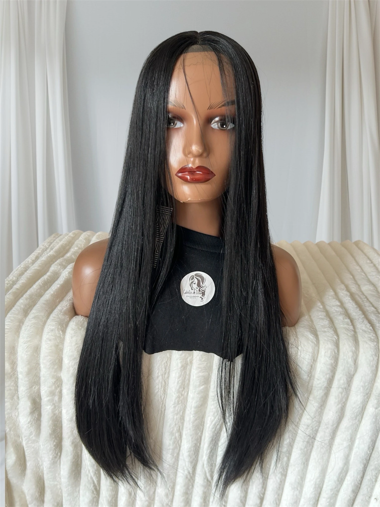 Peluca semi de 30” frontal lace 13x1 2