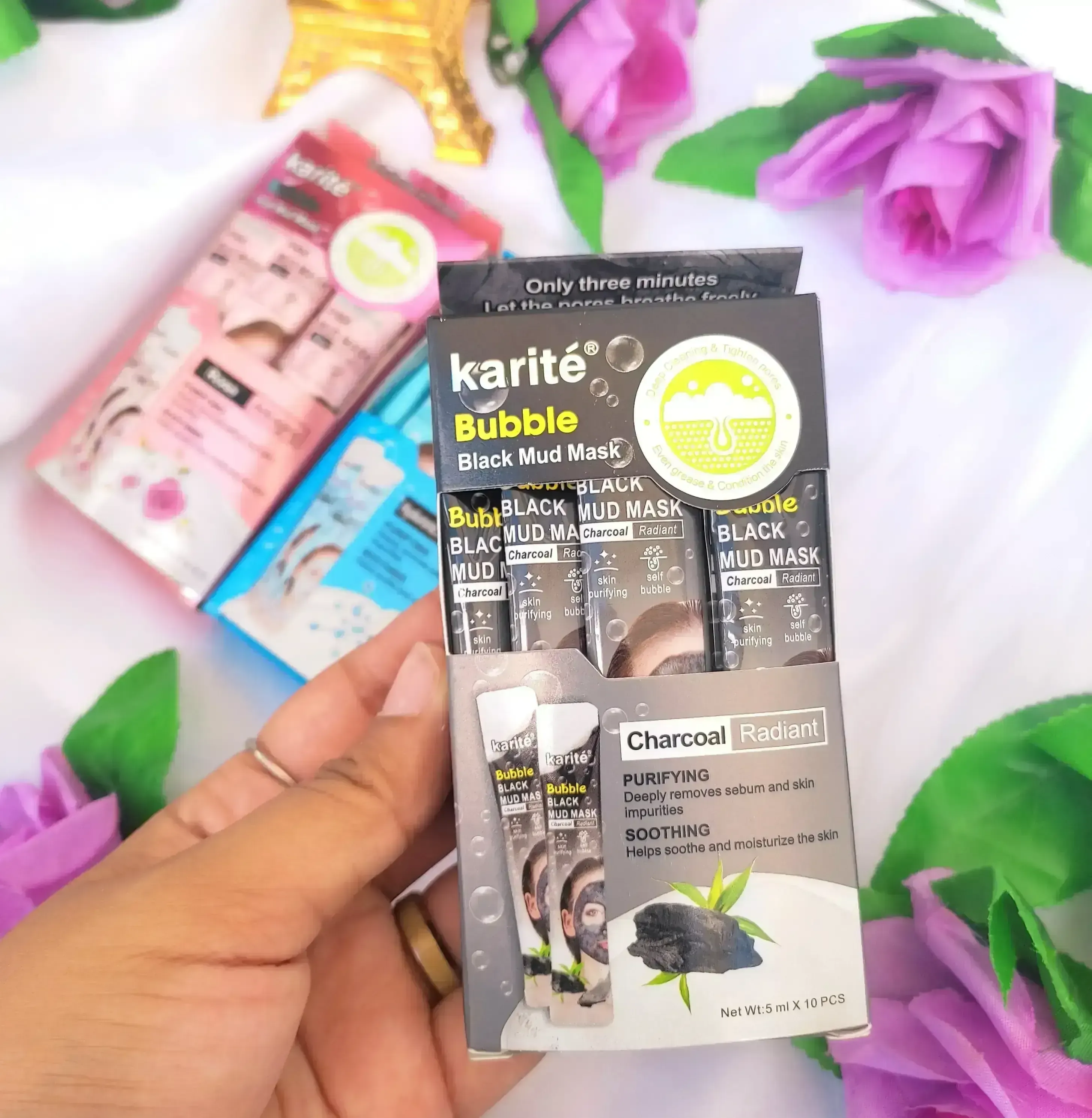 SET X10 MASCARILLAS DETOX BURBUJA 