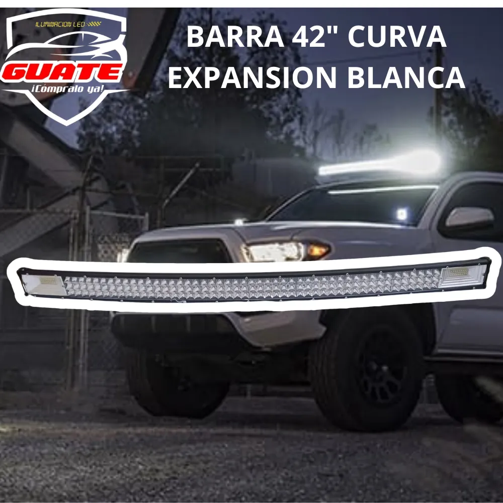 BARRA LED BLANCA 42" CURVA  EXPANSIÓN 