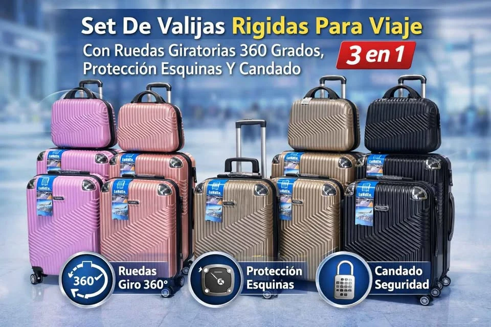 VALIJA RIGIDA LUNDEN 3 EN 1