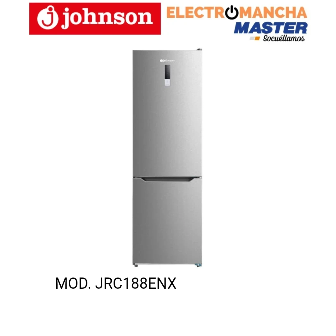 FRIGO COMBI JOHNSON JRC188ENX INOX NO FROST 1,88*60 CLASE E