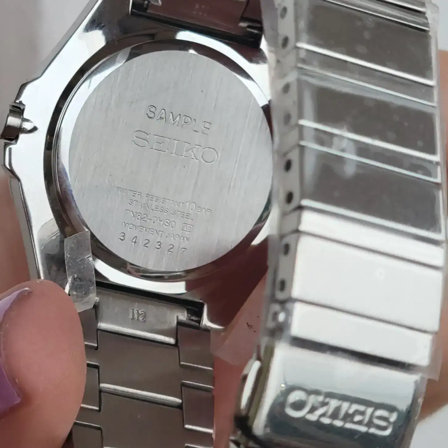 Seiko Sample Watch swarovski crystals 4