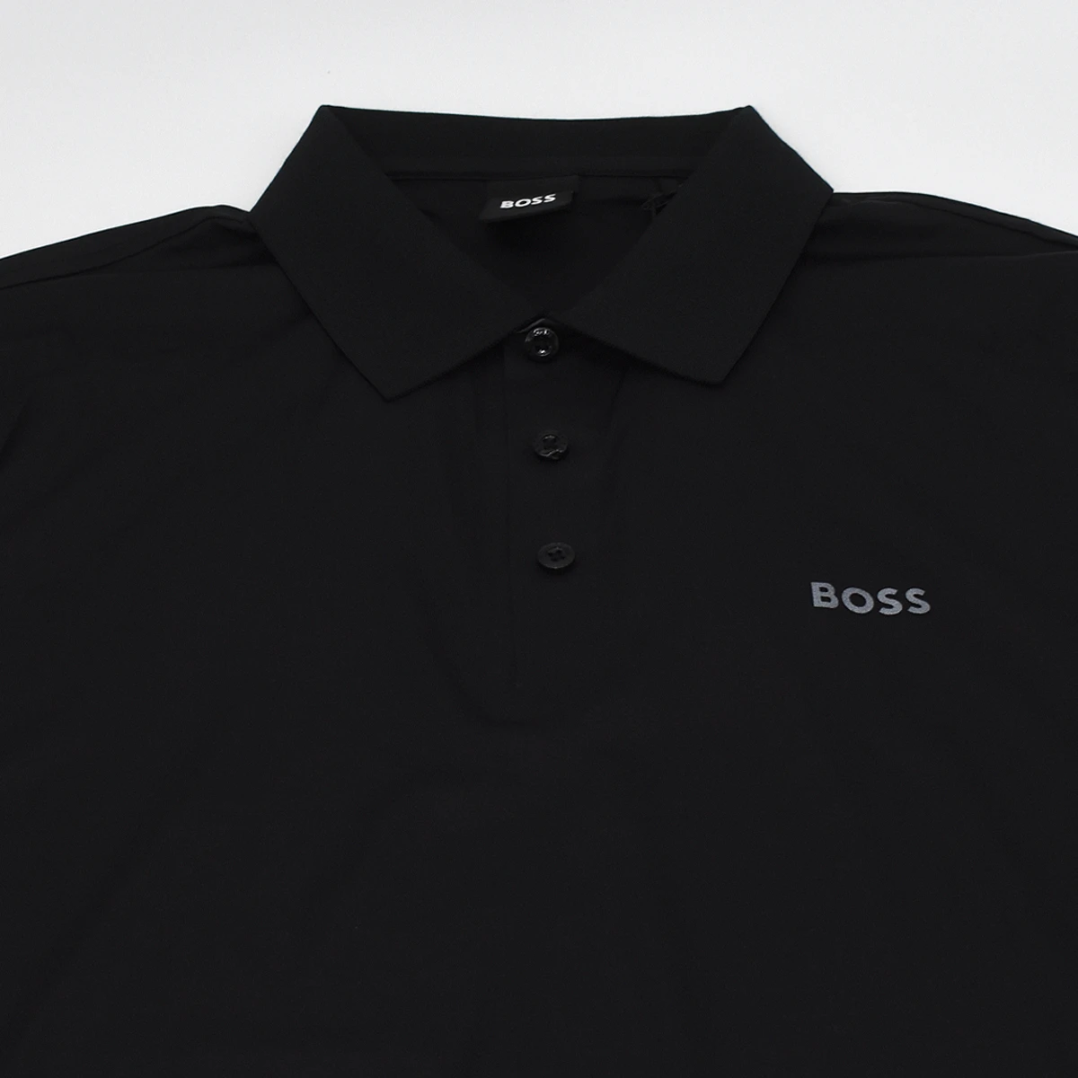 Playera Polo Boss Negro 4