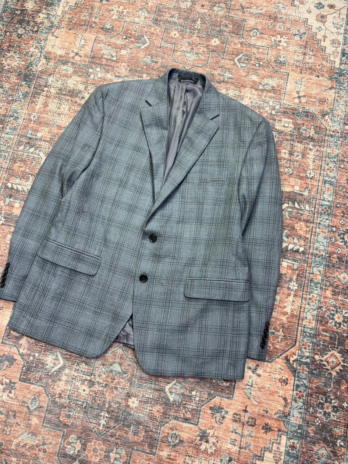 LAUREN RALPH LAUREN PLAID BLAZER