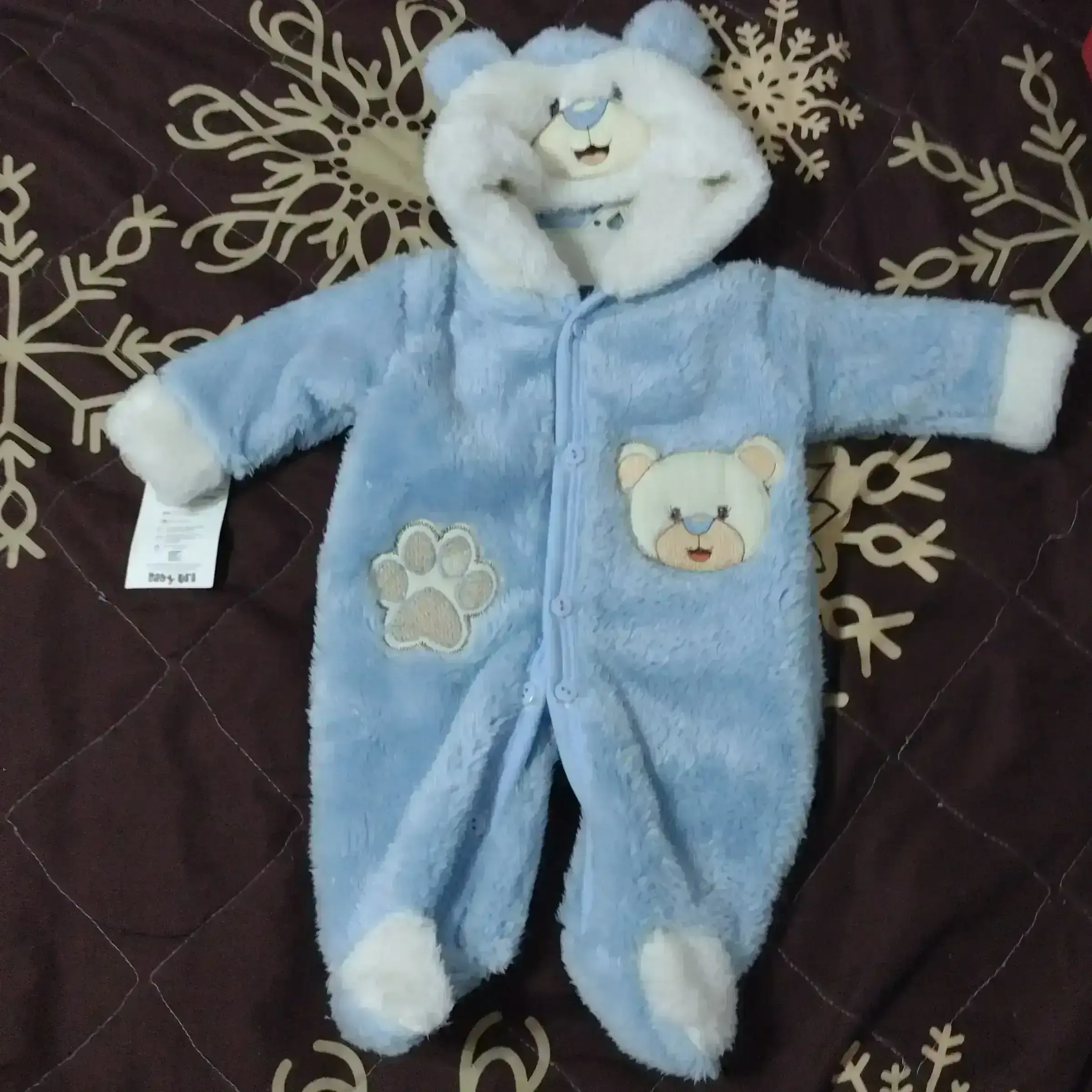 Mameluco de osito Baby URI 0 a 3 meses