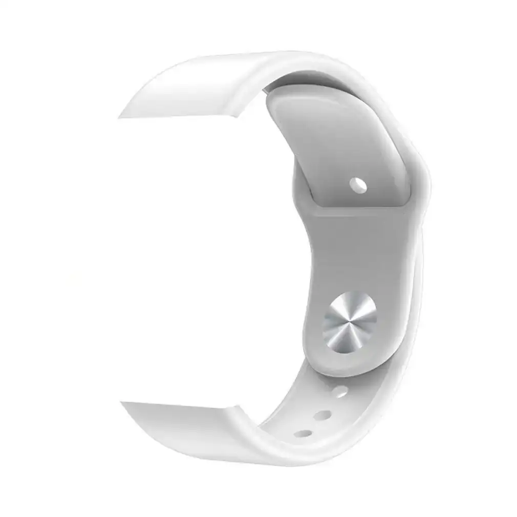 Pulso de Silicona para Smartwatch D20 Y68 Blanco