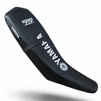 TP XTZ 125 Forro Tapizado Super Moto negro / negro letrero en medio DW