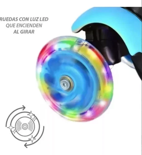 Monopatin 2 En 1 Con Luces Vaquita San Antonio Jeg 12210 2