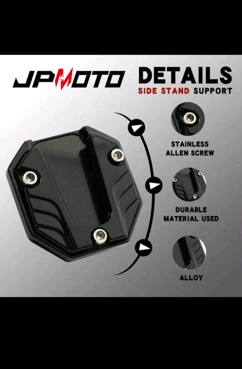 Extensor de pata para motocicleta/ Jpmotor/ Aluminio  3