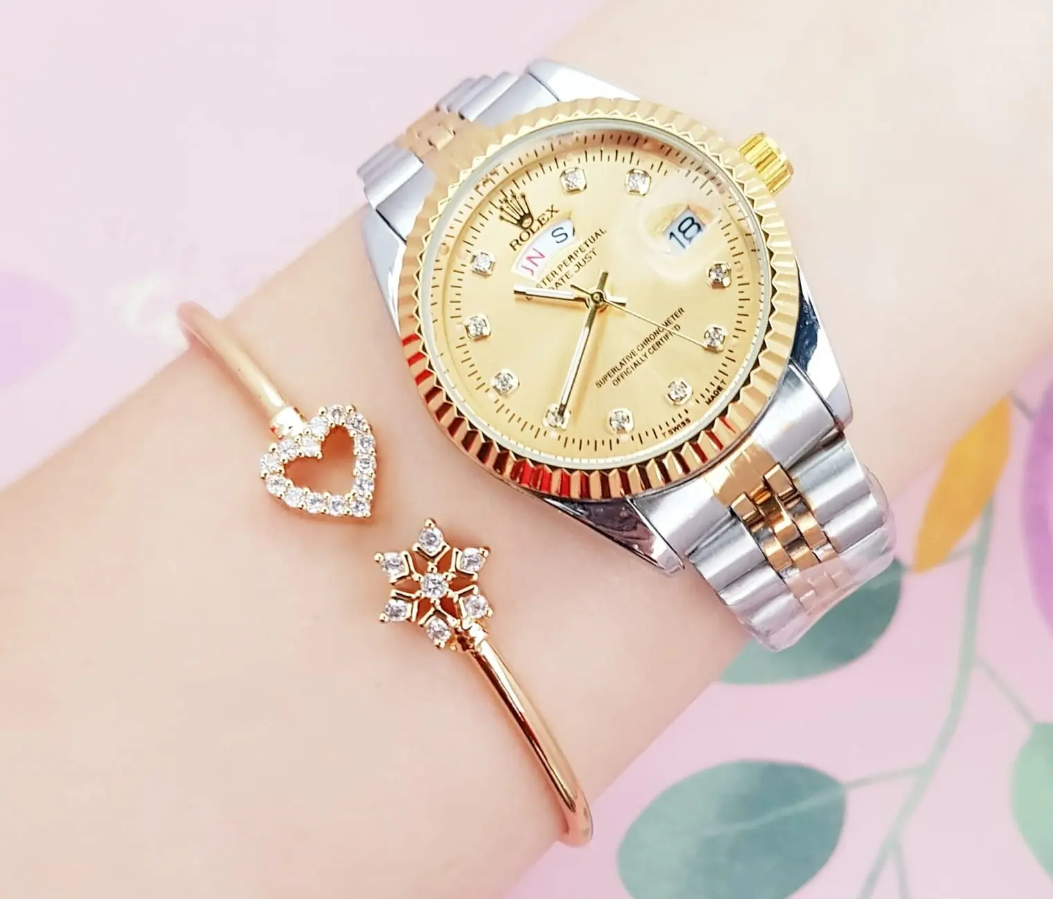 ROLEX DAMA FECHA AA 9