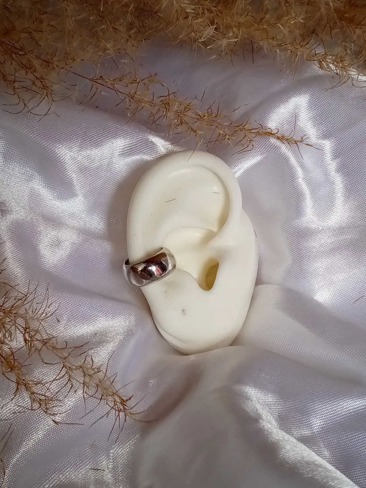 Earcuff liso plata