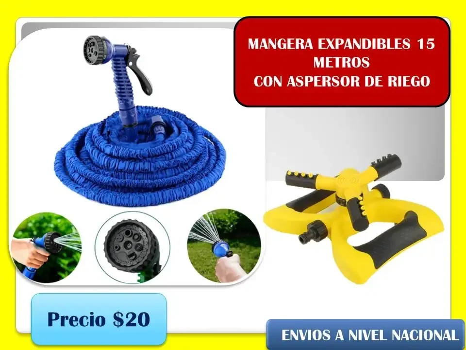 Manguera más aspersor