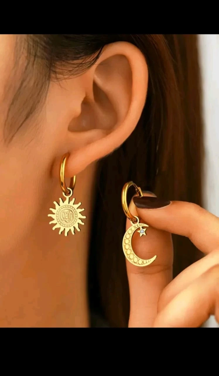 Aretes vintage/ Sol & Luna