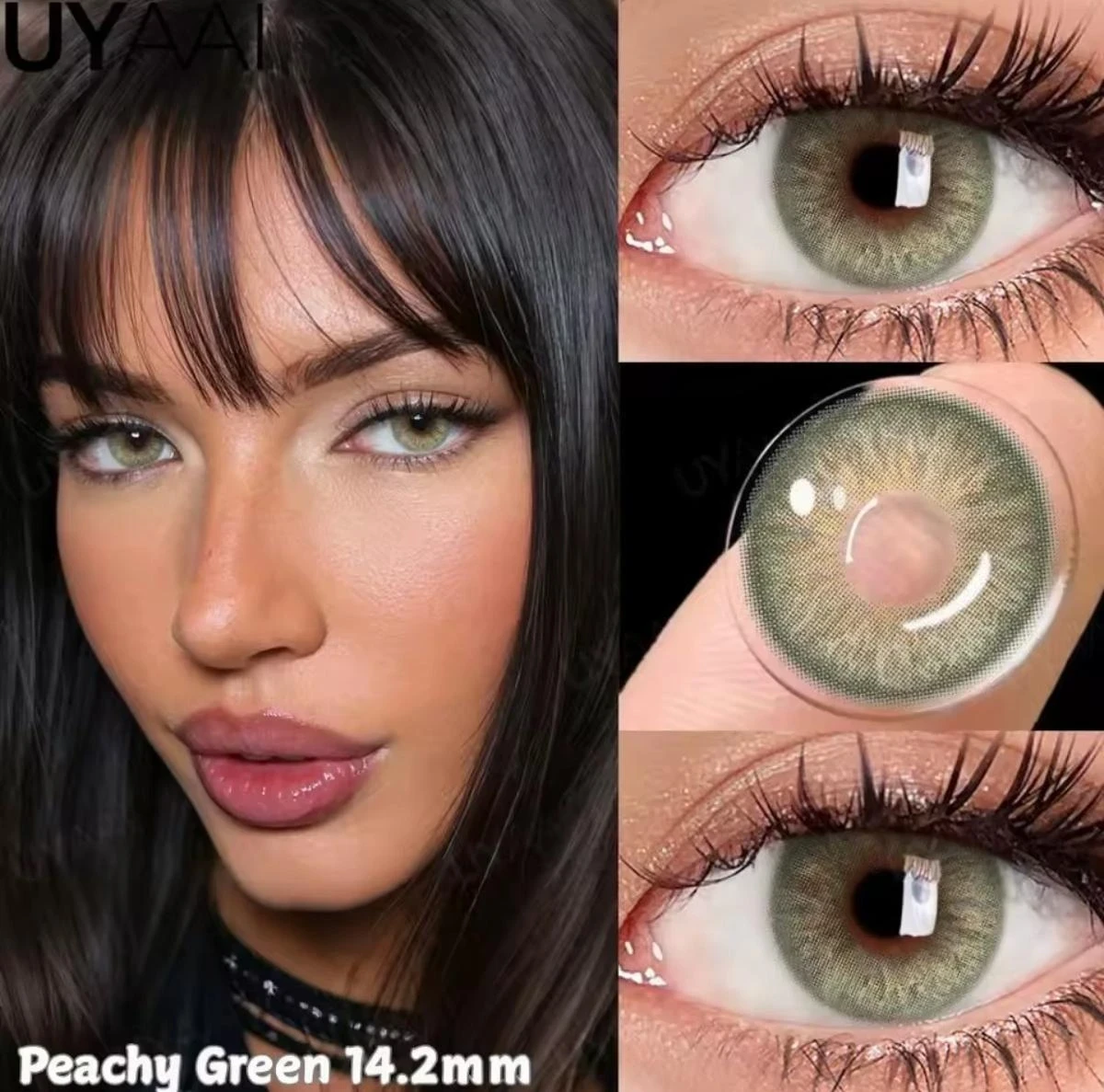 Lentes de contacto - Referencia: PEACHY GREEN