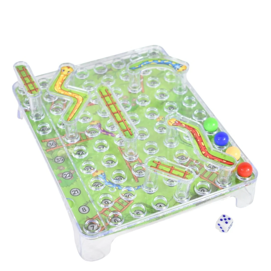 Juego de Mesa Serpientes y Escaleras 3D