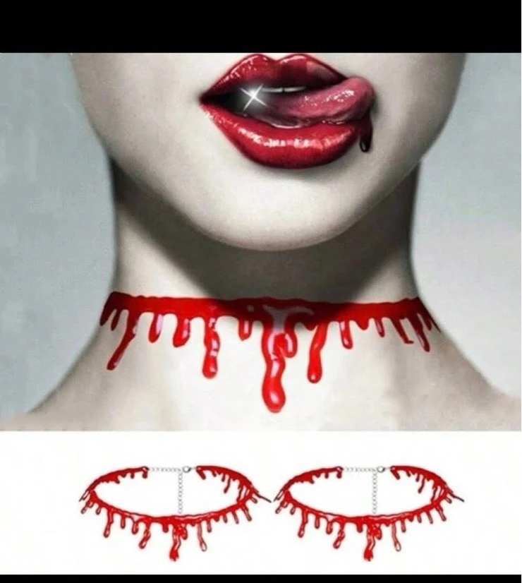 collar sangre 