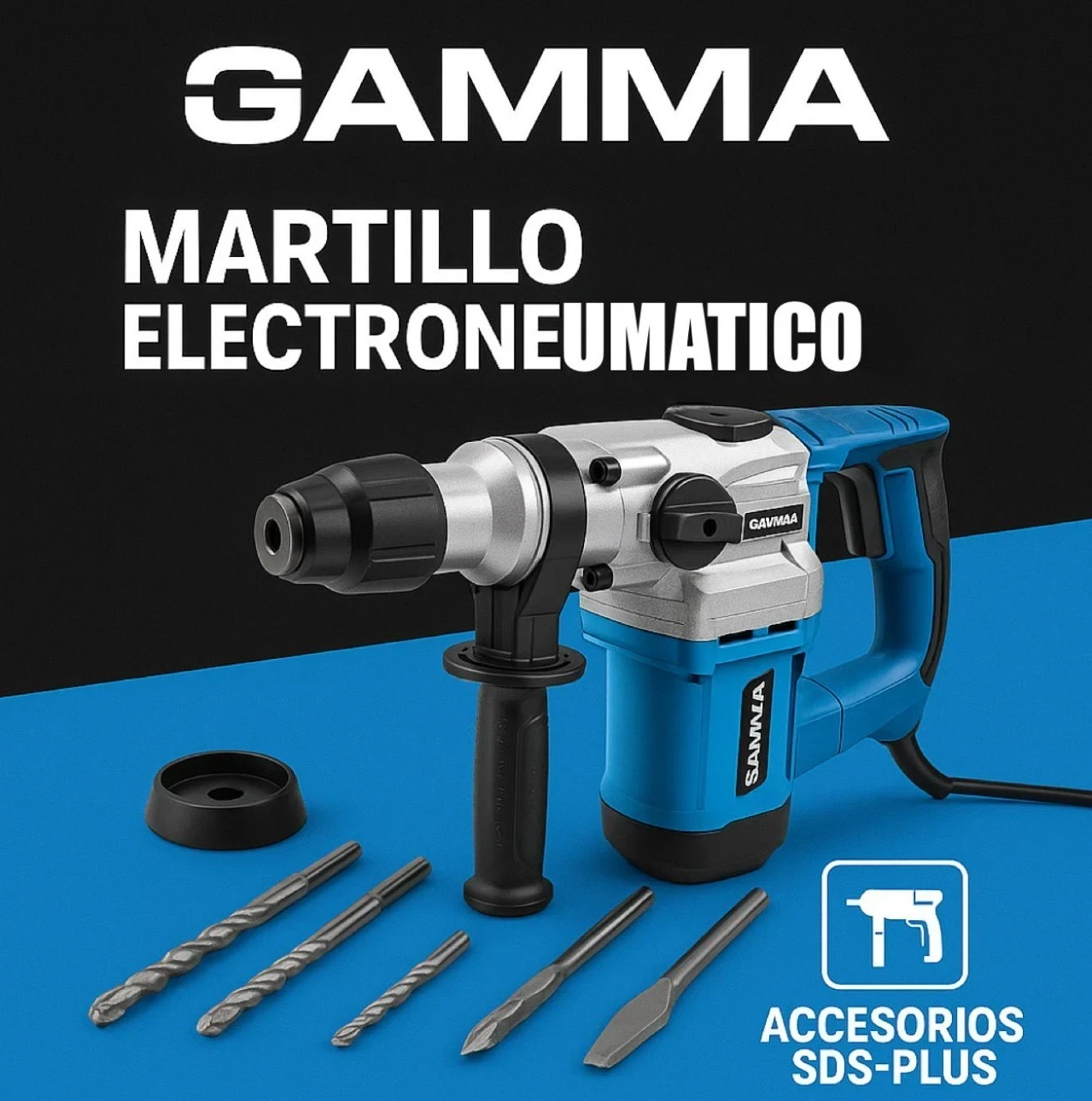 Martillo electroneumatico Gamma para obra G1955AR 1100W