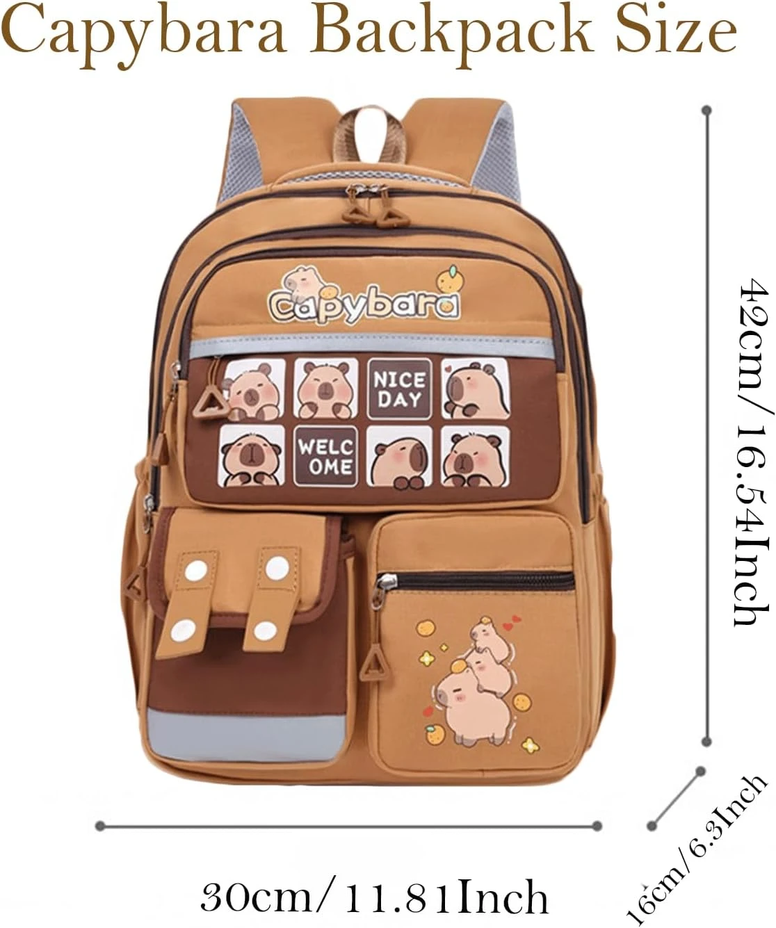Mochila Escolar Capybara 5