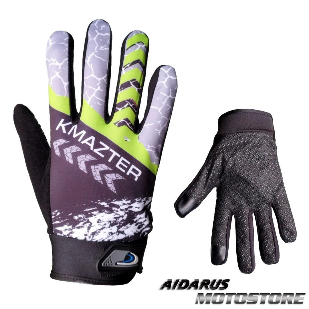 GUANTES KM13 DELGADOS VERDE