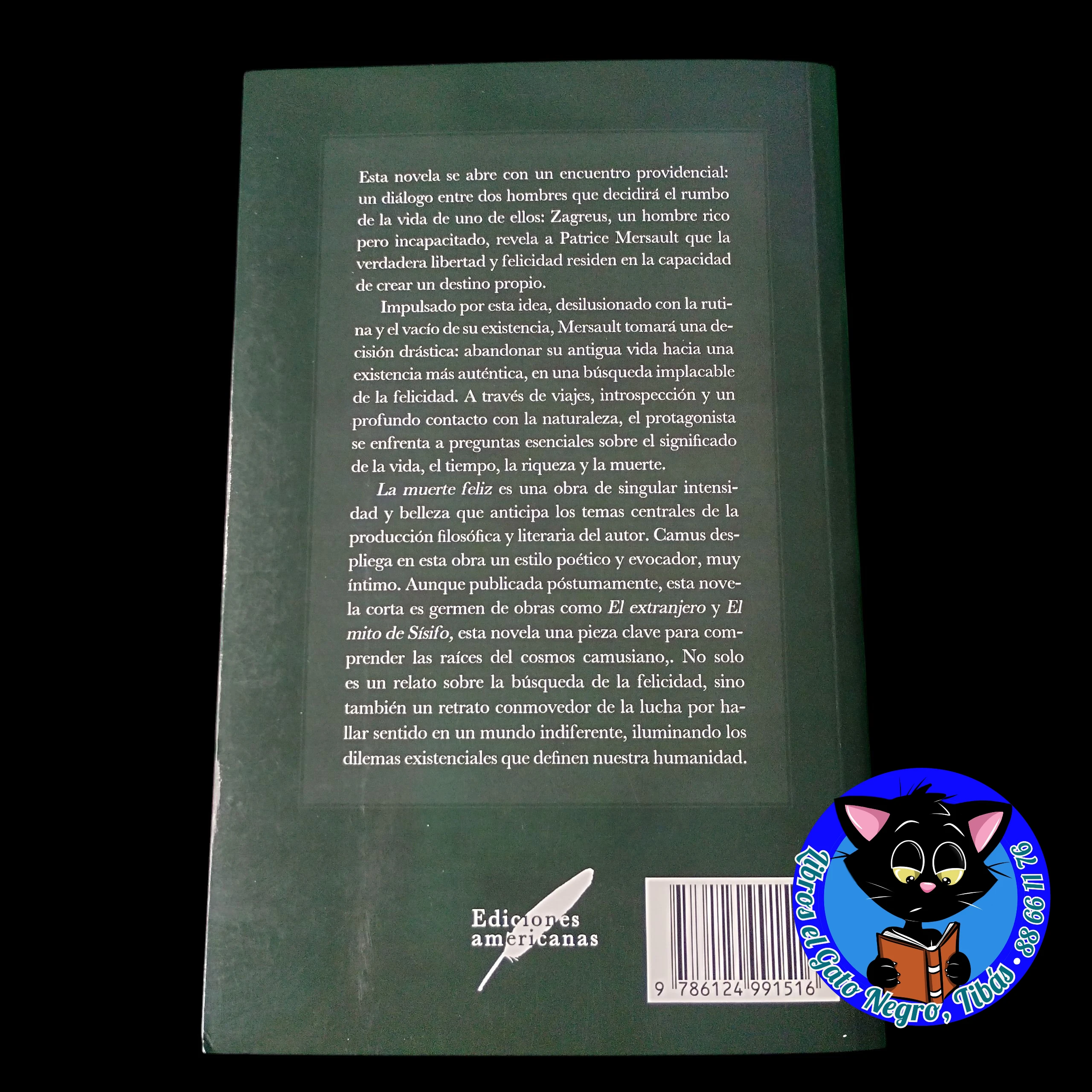La muerte feliz, Albert Camus , nuevo 2
