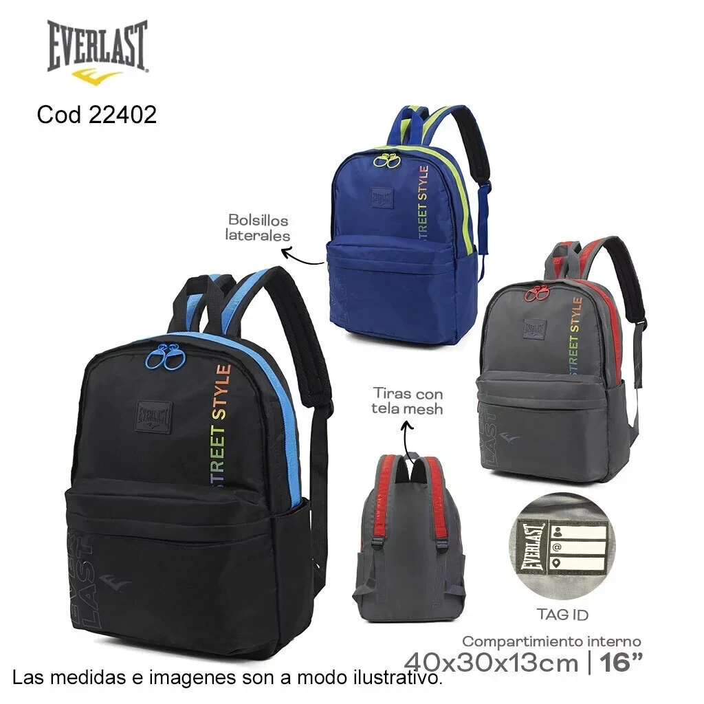 MOCHILA EVERLAST 22402