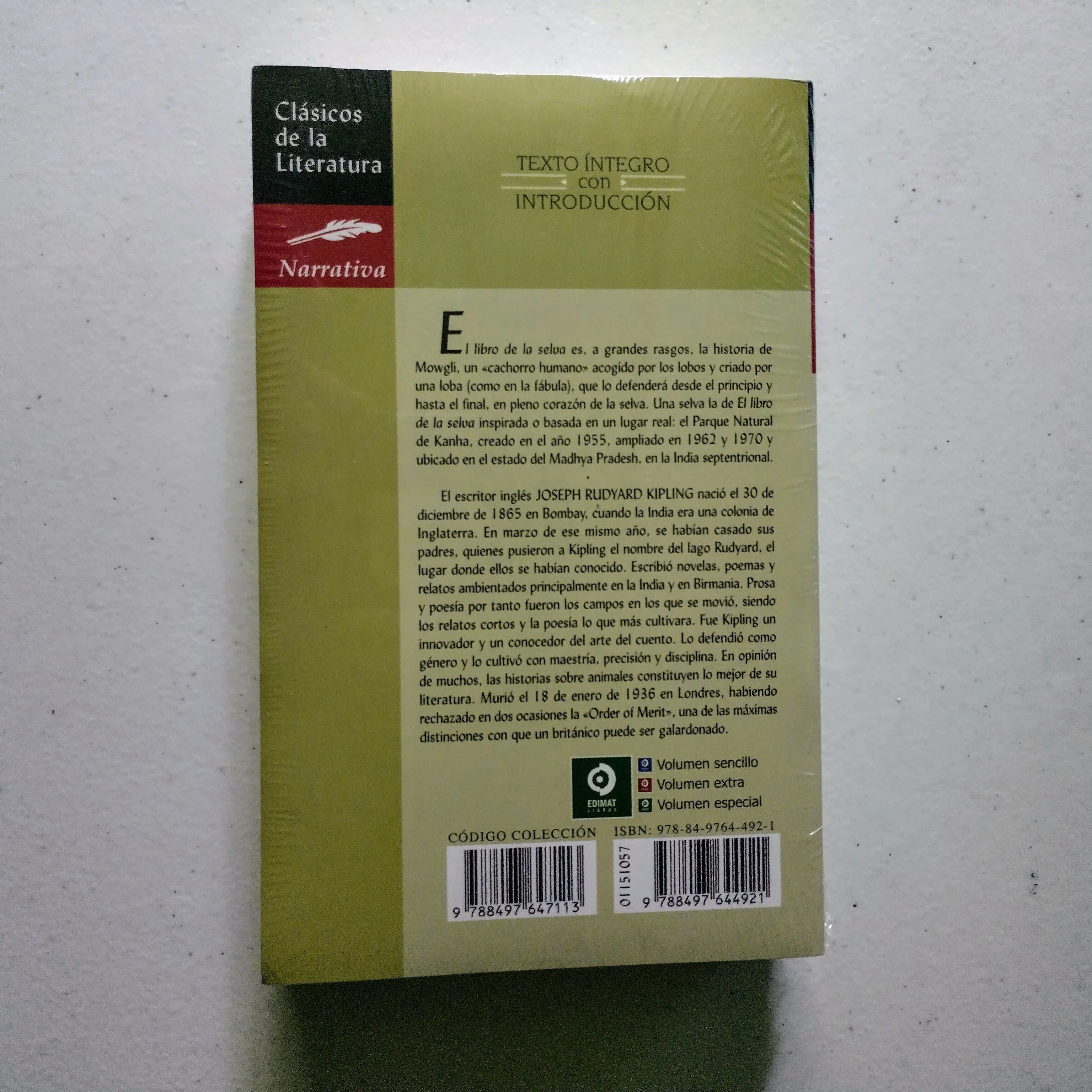 El libro de la selva, Rudyard Kipling, nuevo  2
