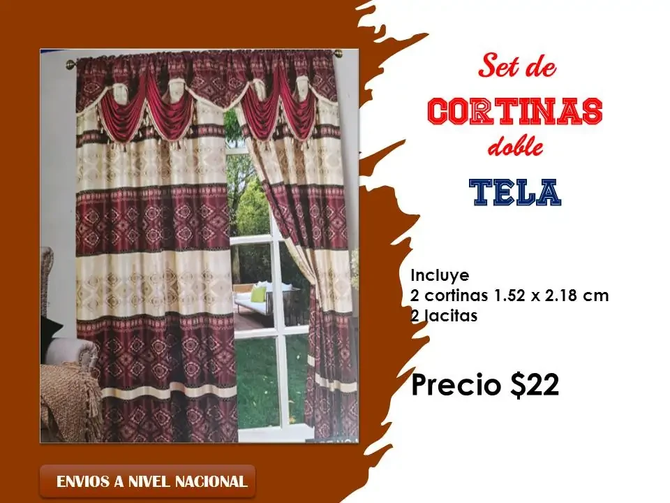 Set de cortinas 