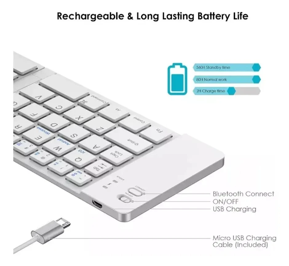 Teclado Plegable Bluetooth As1006 3