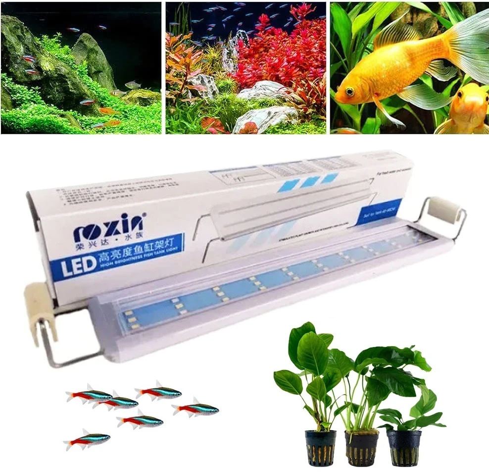 Lampara 30-40cm Acuario Plantado Gx-s300 13w 