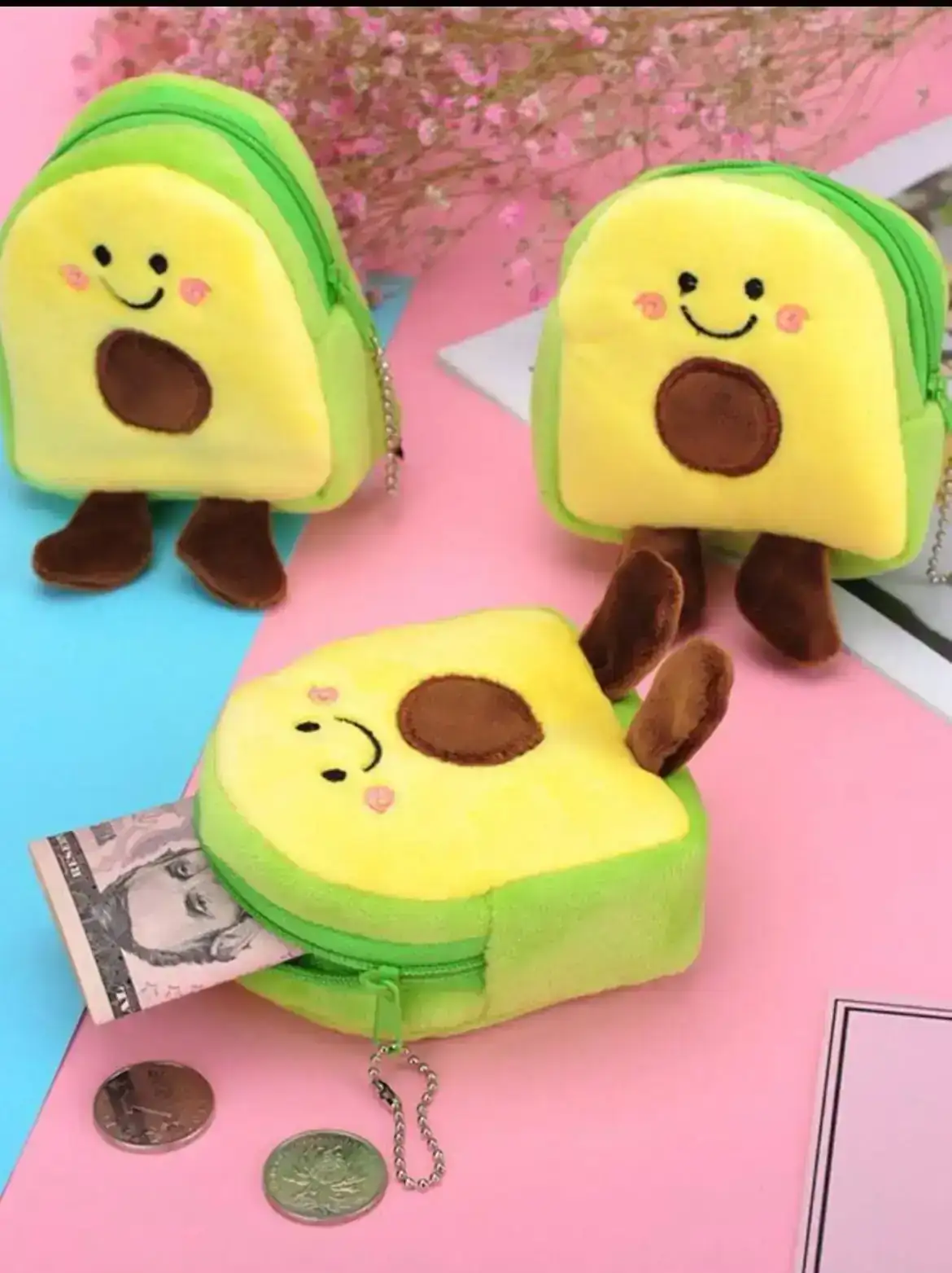 Monedero de aguacate 