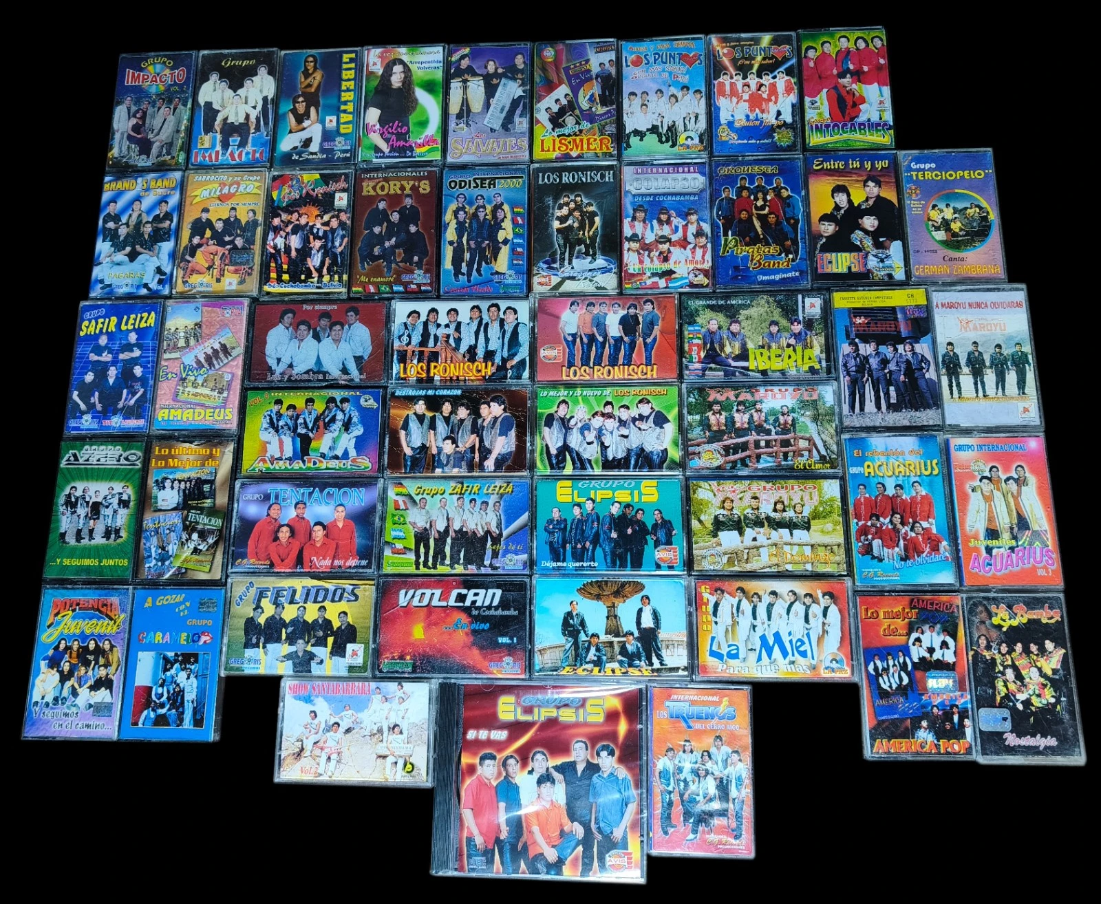 Lote De 50 Casettes De Cumbia Boliviana (CASETTE)
