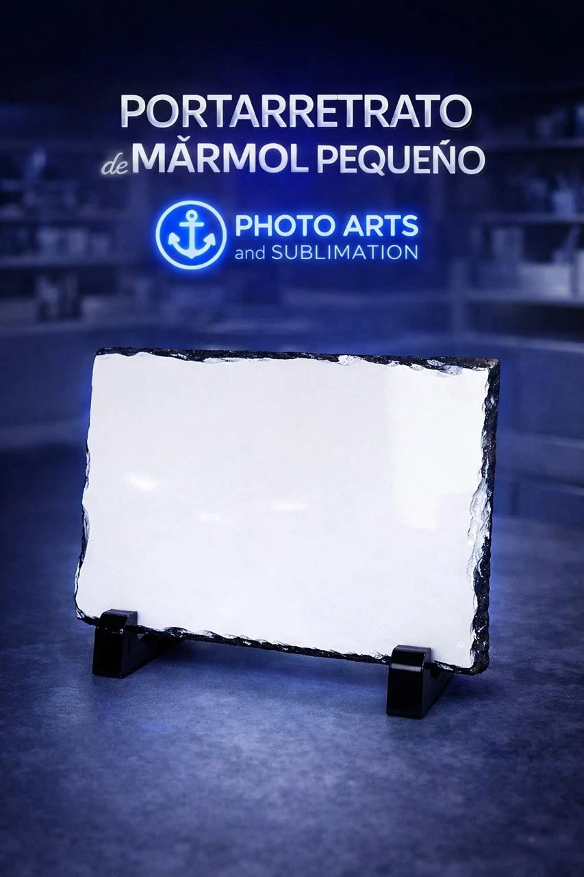 Portaretrato Marmol Pequeño Rectangular