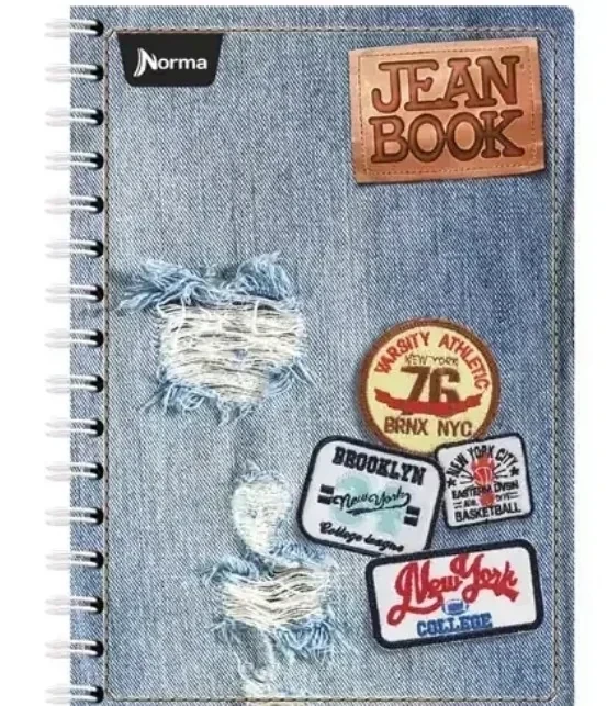 Cuaderno francés rayado jeanbook 100 hojas espiral  