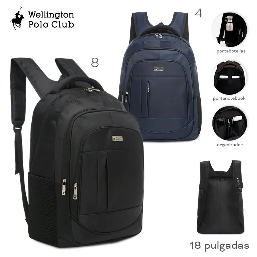 MOCHILA PORTANOTEBOOK POLO WELLINGTON 14923