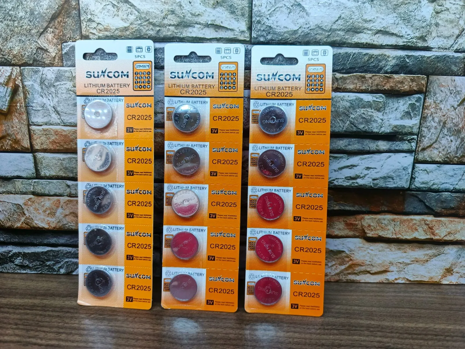PILAS PASTILLAS SUNCOM CR2025