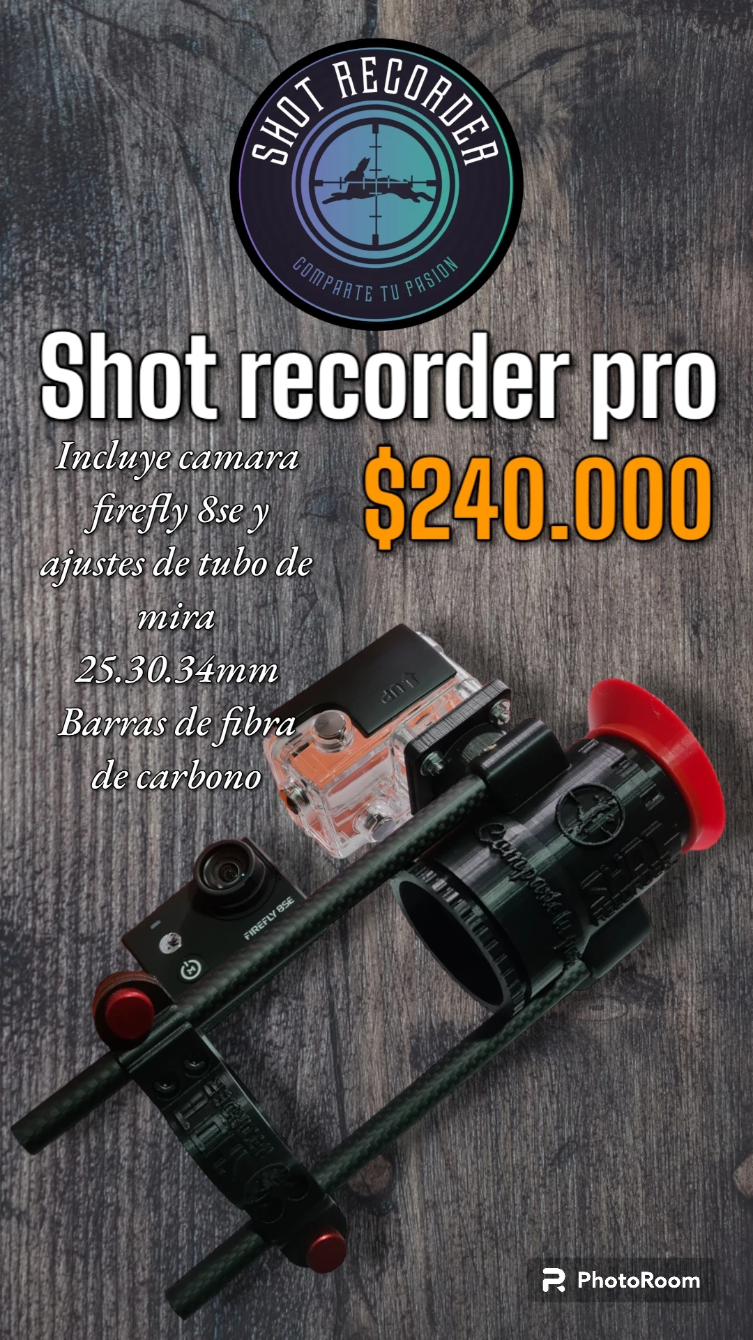 Shot recorder pro con camara firefly 8se