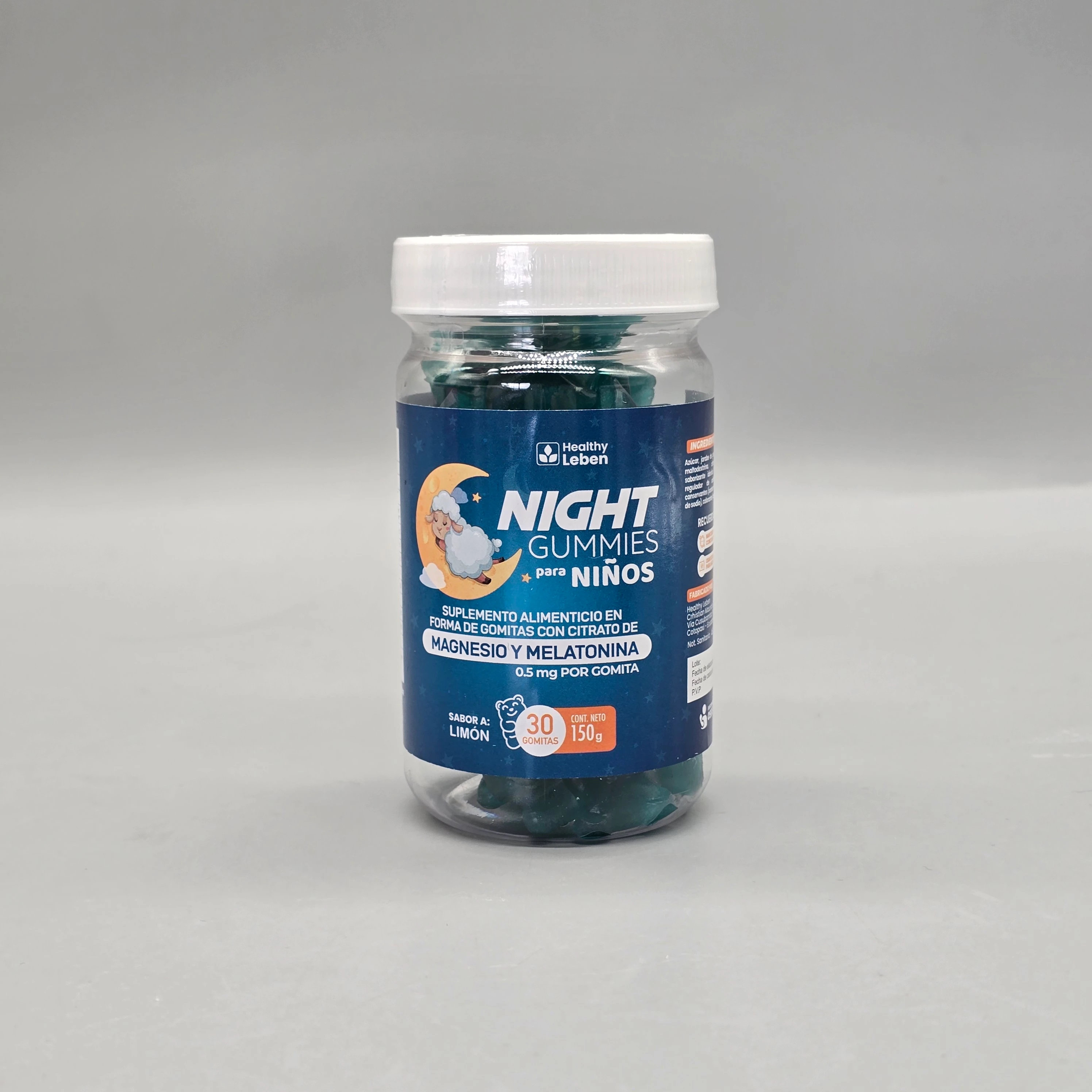 NIGHT GUMMIES PARA NIÑOS HEALTHY LEBEN 150g