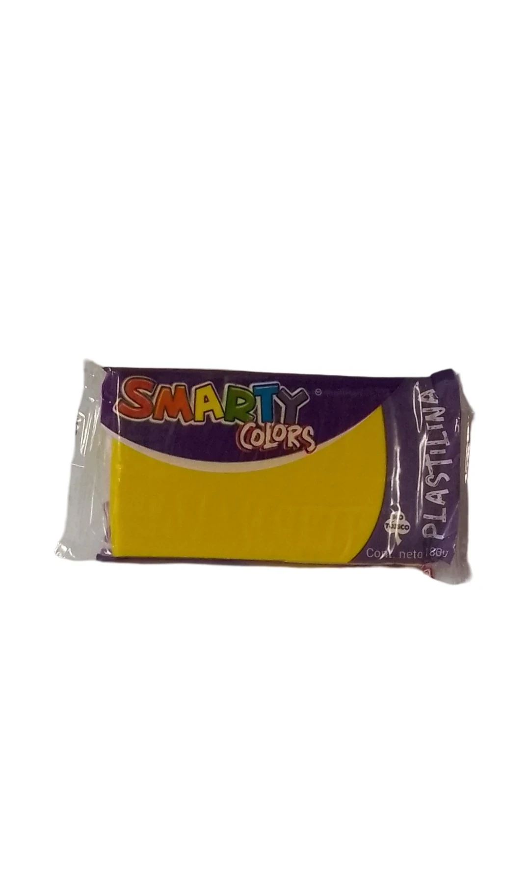 plastilina barra amarillo de 180g