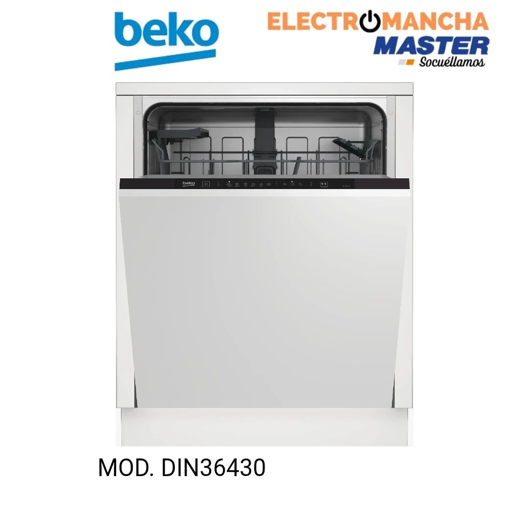 LAVAVAJILLAS BEKO INTEGRACION DIN36430 14 CUB. CLASE D 