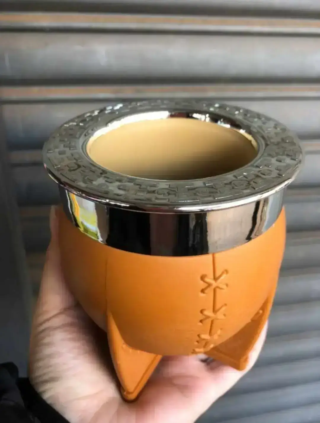 Mate Pampa XL - Virola Tallada  No incluye Bombilla 3