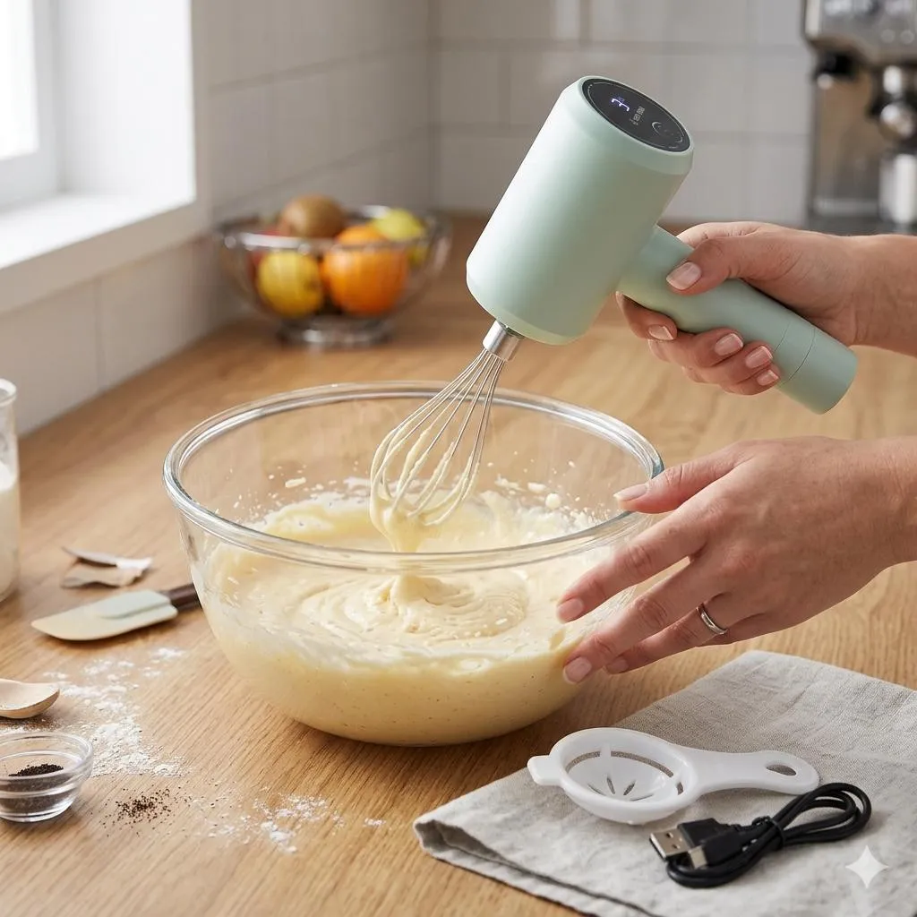 Batidora de mano recargable  2
