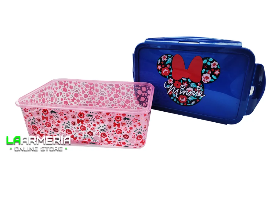 Hermético rectangular 1070 ml Minnie Mouse 2