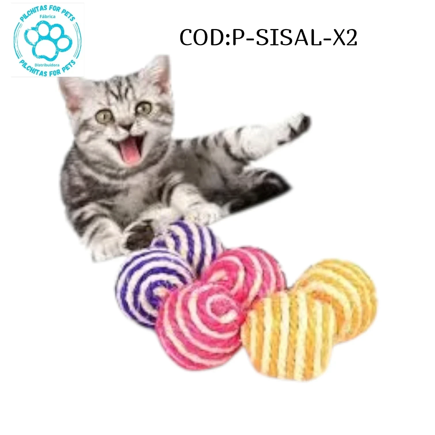 PELOTA SISAL X2