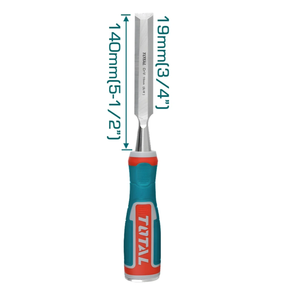 Set de cinceles/formones 3pcs industrial total 3