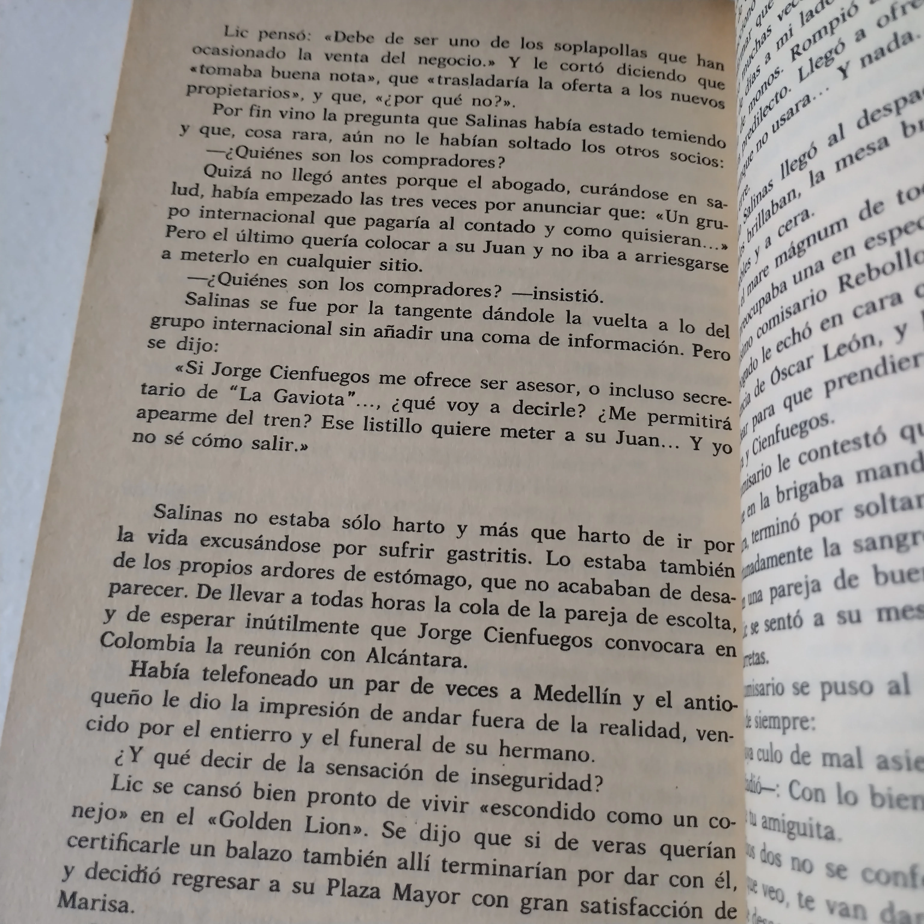 Disparando cocaína, Pedro Casals, usado 3