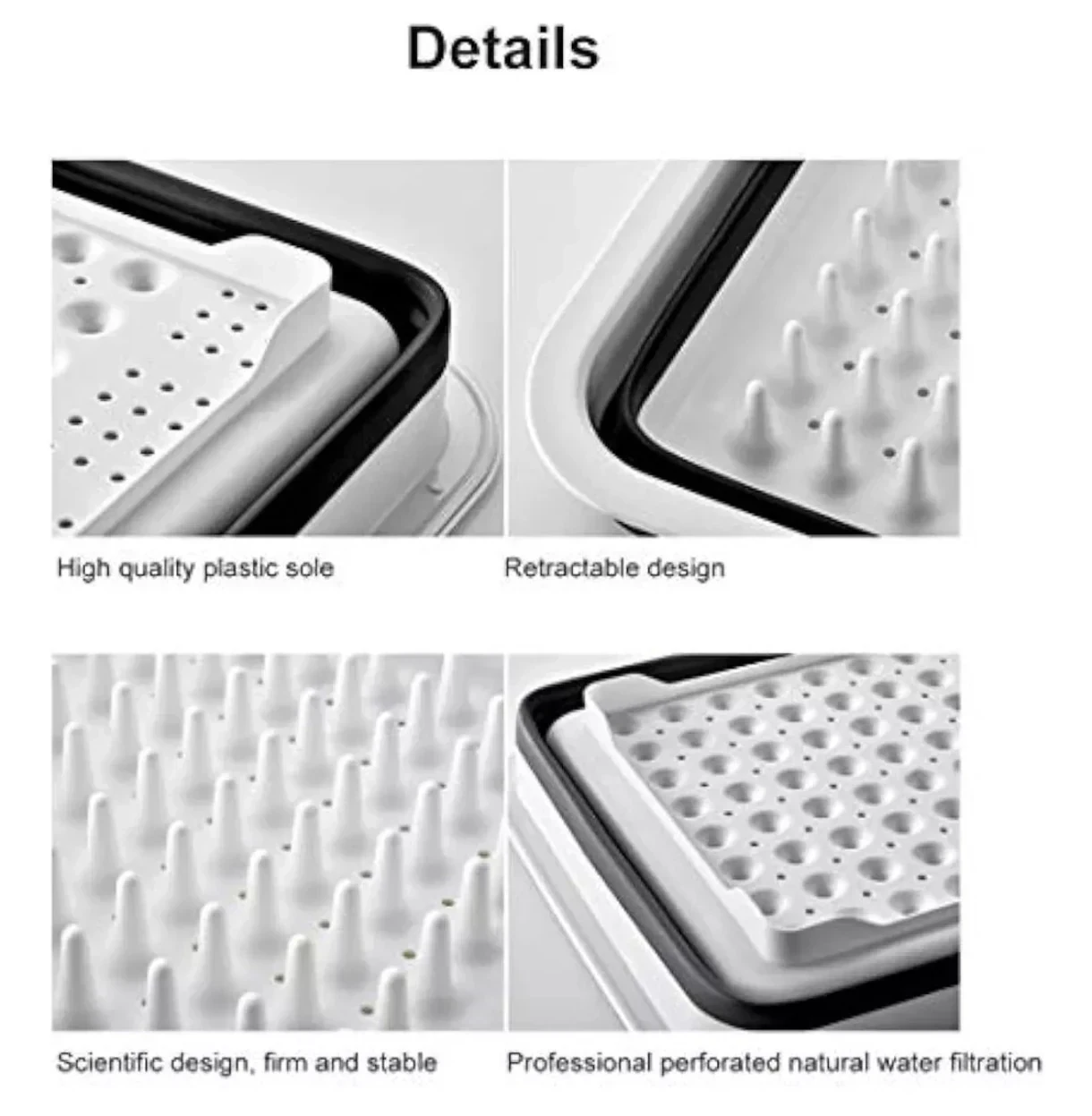 ESCURRIDOR DE PLATOS PLEGABLE CRYSTAL ROCK 2