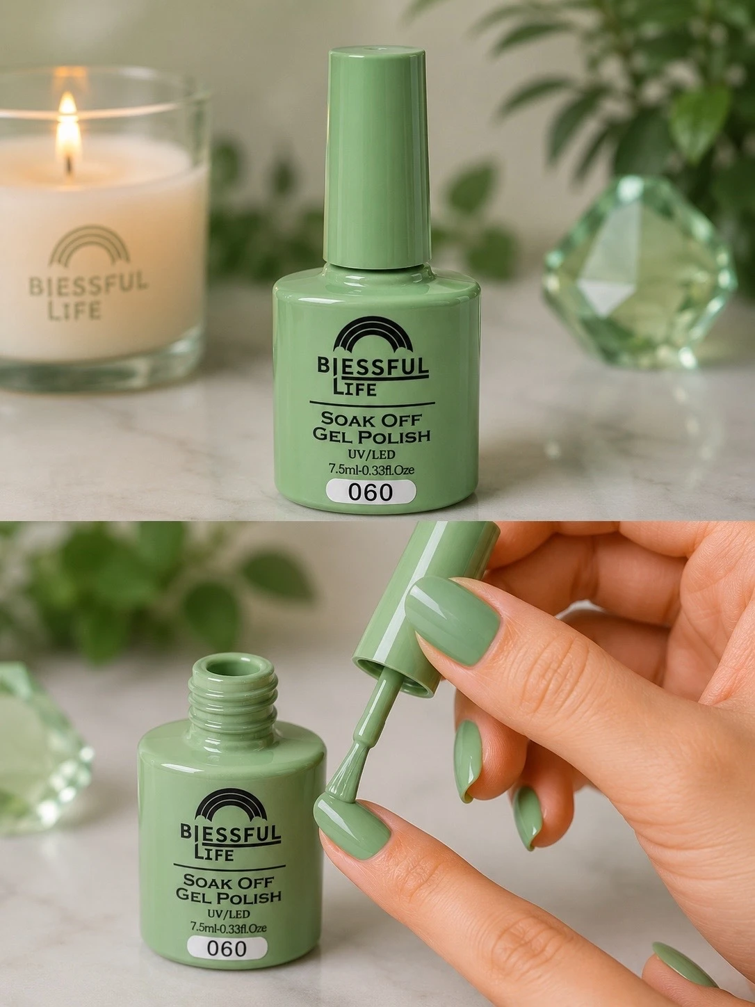 biessful life esmalte semi permanente tono 060