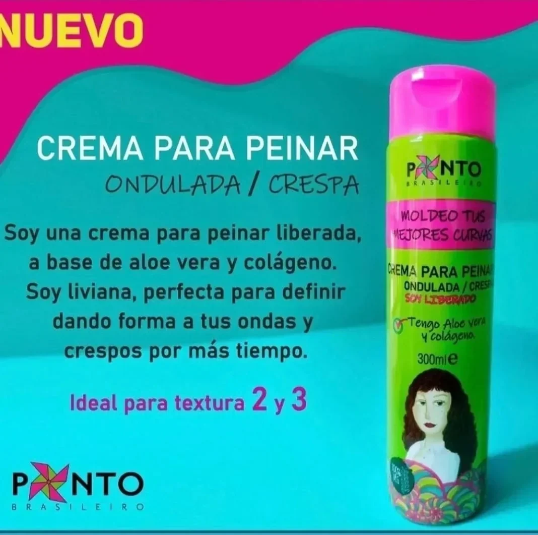 ponto crema de peinar crespos tarro x300 rizos
