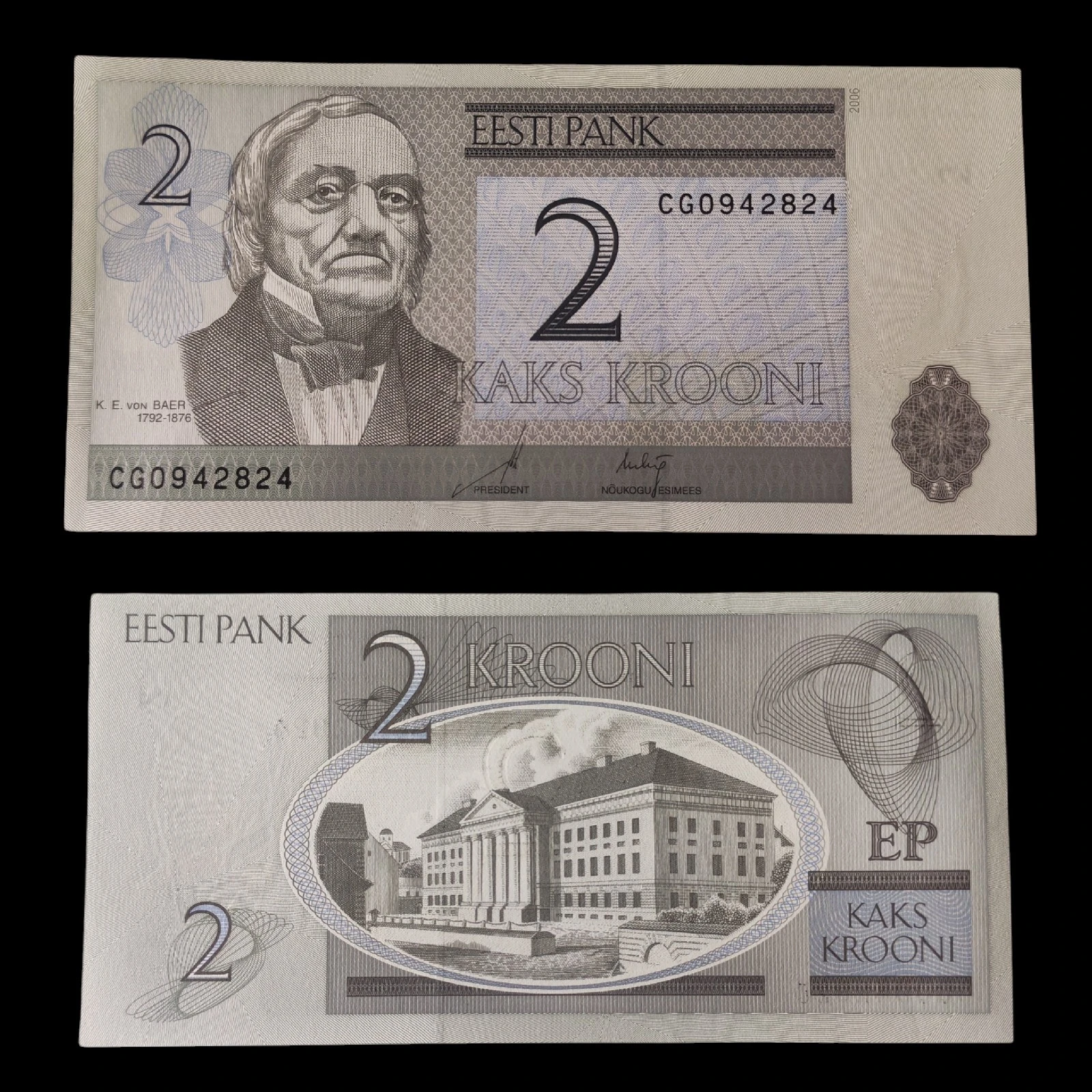° Estonia 2 Krooni UNC