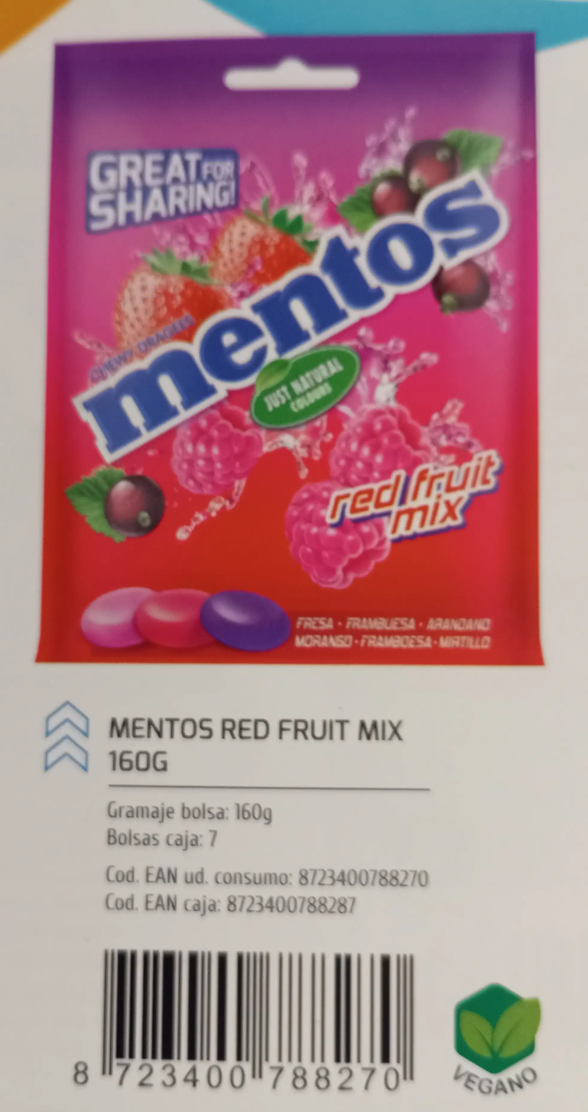 MENTOS RED FRUIT MIX